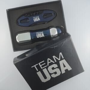 Olympics Team USA flashlight and knife set